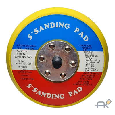 Тарелка на липучке 10-125мм.. 5` (для ASP10-125) (ECO) (10125001)